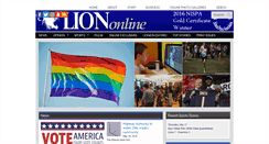 Desktop Screenshot of lionnewspaper.com